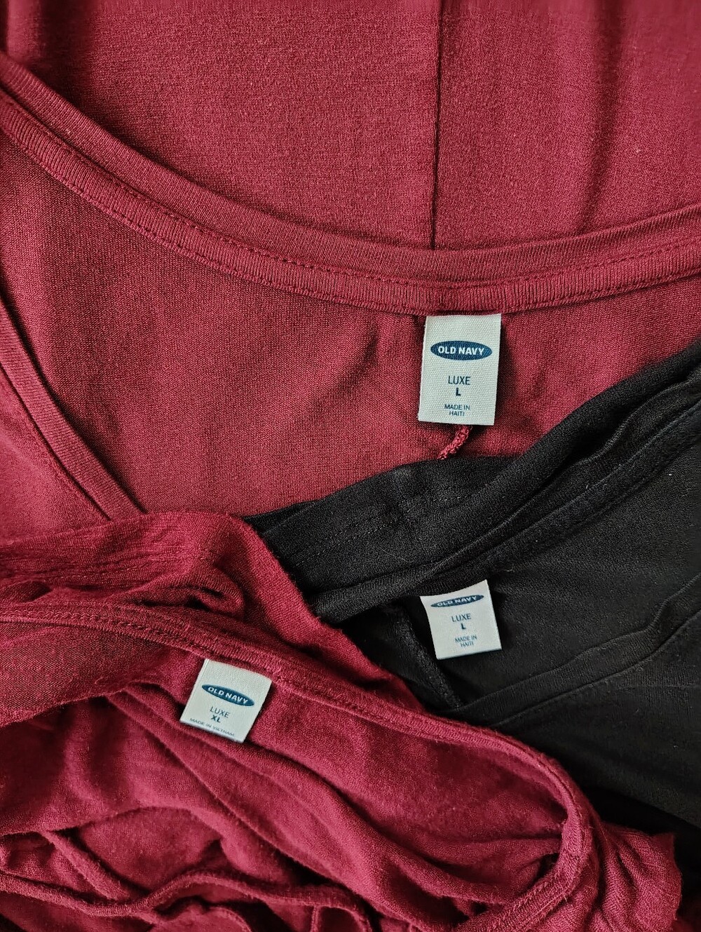 Lot Of 3 Old Navy Luxe Tank Tops L XL - Picture 9 of 10